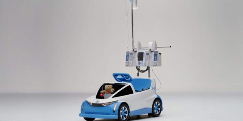 Honda Shogo is an electric ride-on toy made for kids in hospitals